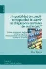 Imposibilidad de Cumplir o Incapacidad de Asumir las Obligaciones