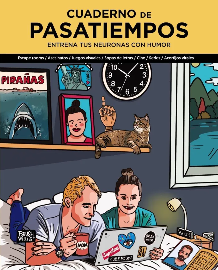 Cuaderno de Pasatiempos. Entrena Tus Neuronas con Humor