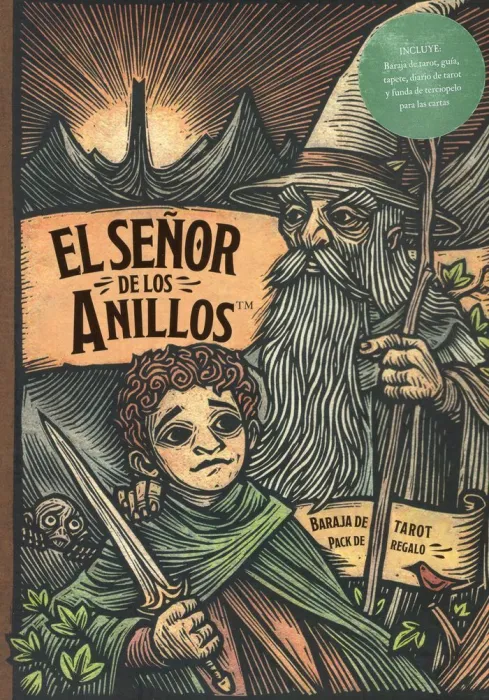 El Señor de los Anillos. Baraja de Tarot (Caja)
