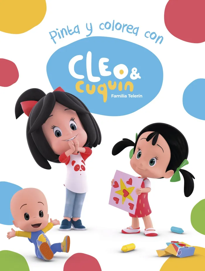 Pinta y Colorea con Cleo y Cuquín