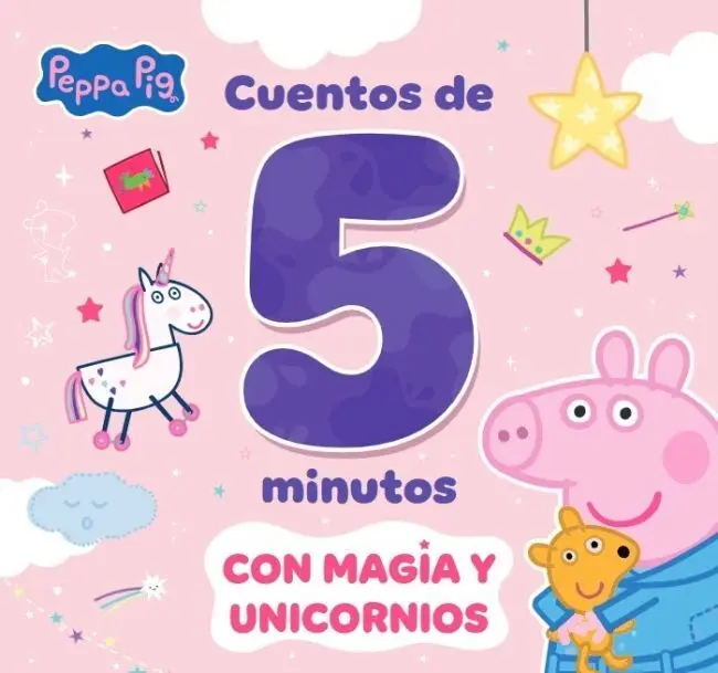 Peppa Pig. Cuentos de 5 Minutos con Magia y Unicornios