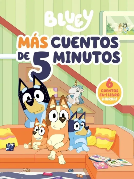 Bluey. Más Cuentos de 5 Minutos