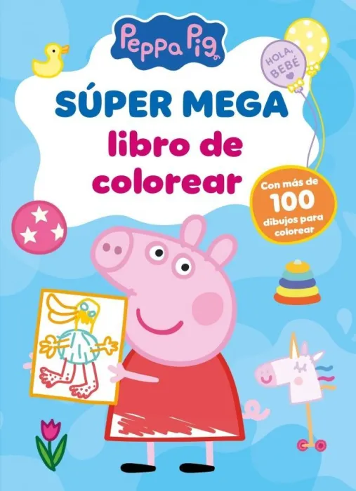Súper Mega Libro de Colorear (Peppa Pig)