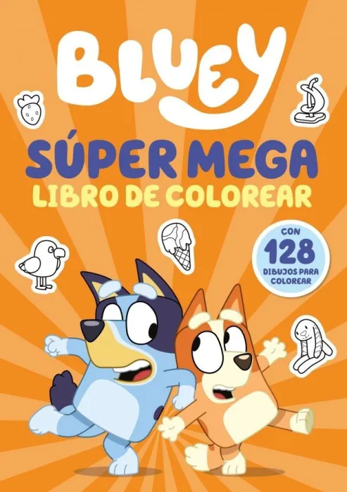 Súper Mega Libro de Colorear Bluey