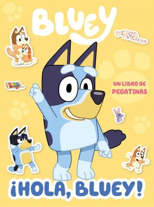 Bluey. Hola, Bluey! un Libro de Pegatinas