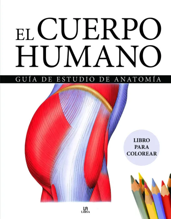El Cuerpo Humano. Guia de Estudio de Anatomia. Libro para Colorear