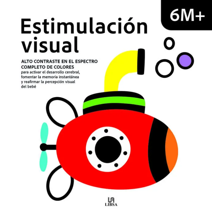 Estimulacion Visual 6M+. Alto Contraste en el Espectro Completo de Colores