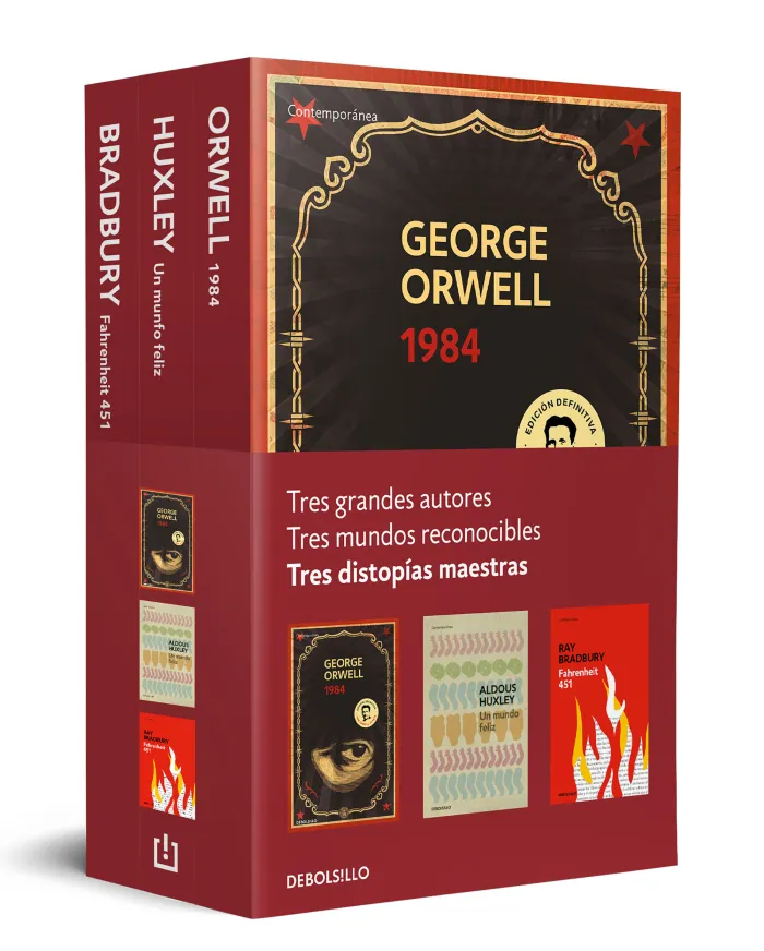 Pack - 1984 / Fahrenheit 451 / un Mundo Feliz