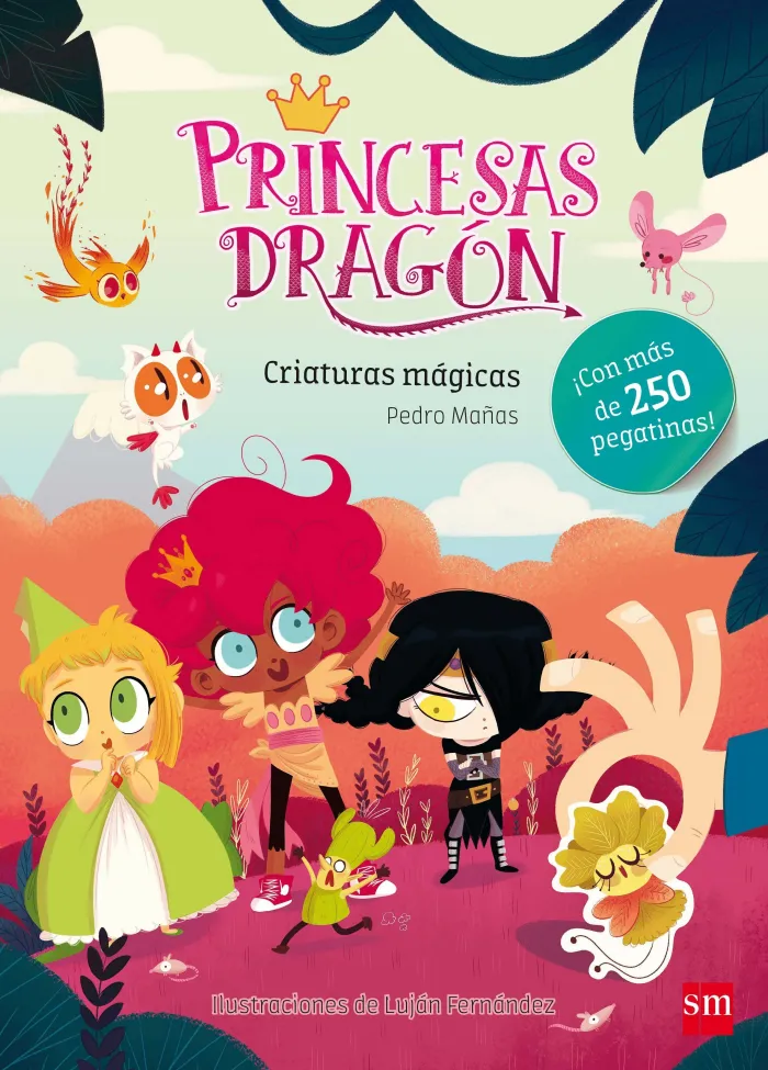 Pegatinas Princesas Dragon. Criaturas Magicas