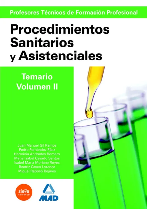 Procedimientos Sanitarios y Asistenciales Temario Vol Ii