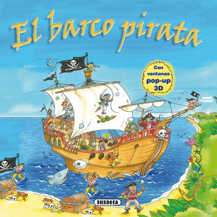 El Barco Pirata - Ventanas Pop Up 3D