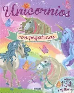 Unicornios con Pegatinas ( Malva )