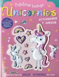 Unicornios. Pegatinas Burbuja. Actividades y Juegos