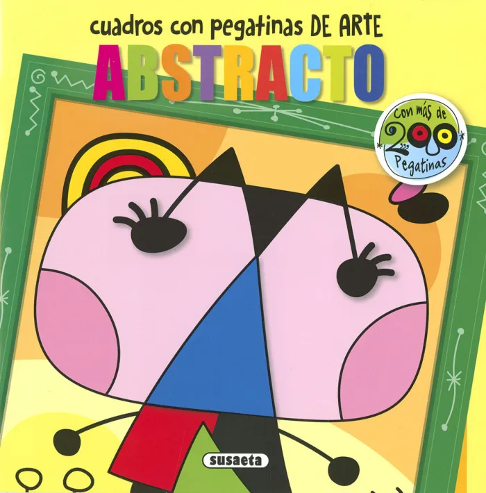 Arte Abstracto. Cuadros con Pegatinas