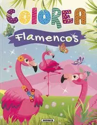 Colorea Flamencos