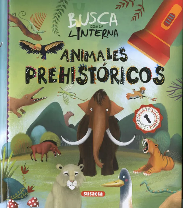 Busca con la Linterna Animales Prehistóricos