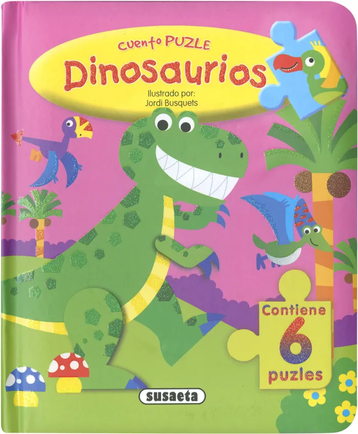 Dinosaurios. Contiene 6 Puzle
