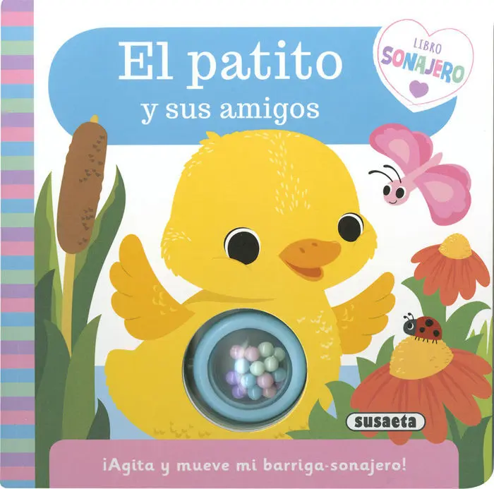 El Patito y Sus Amigos. Libro Sonajero