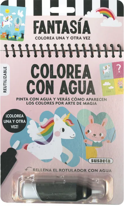 Fantasía. Colorea con Agua