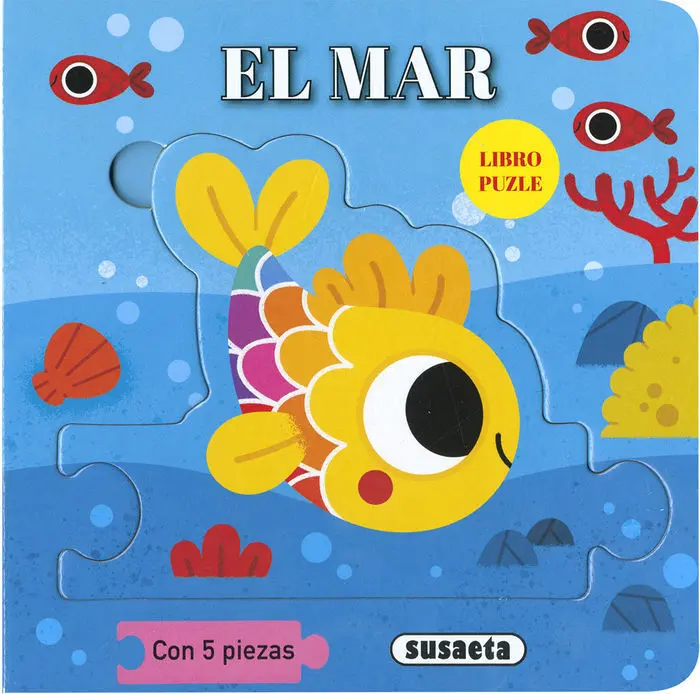 El Mar. Libro Puzle con 5 Piezas