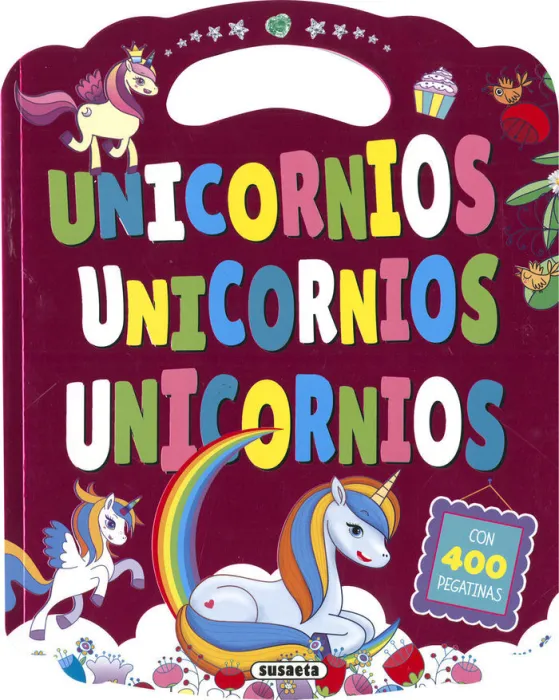 Unicornios con 400 Pegatinas