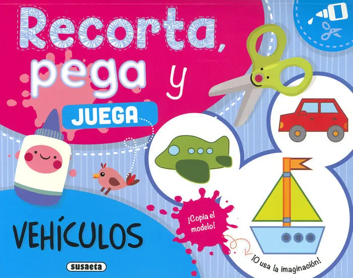 Vehículos. Recorta, Pega y Juega