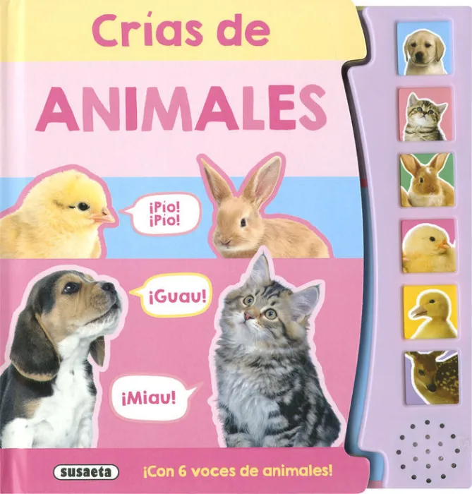 Crias de Animales. Con 6 Voces de Animales