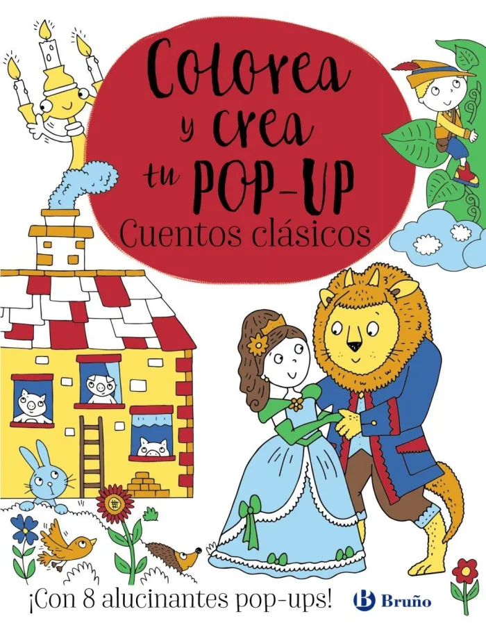 Colorea y Crea tu Pop-Up. Cuentos Clásicos
