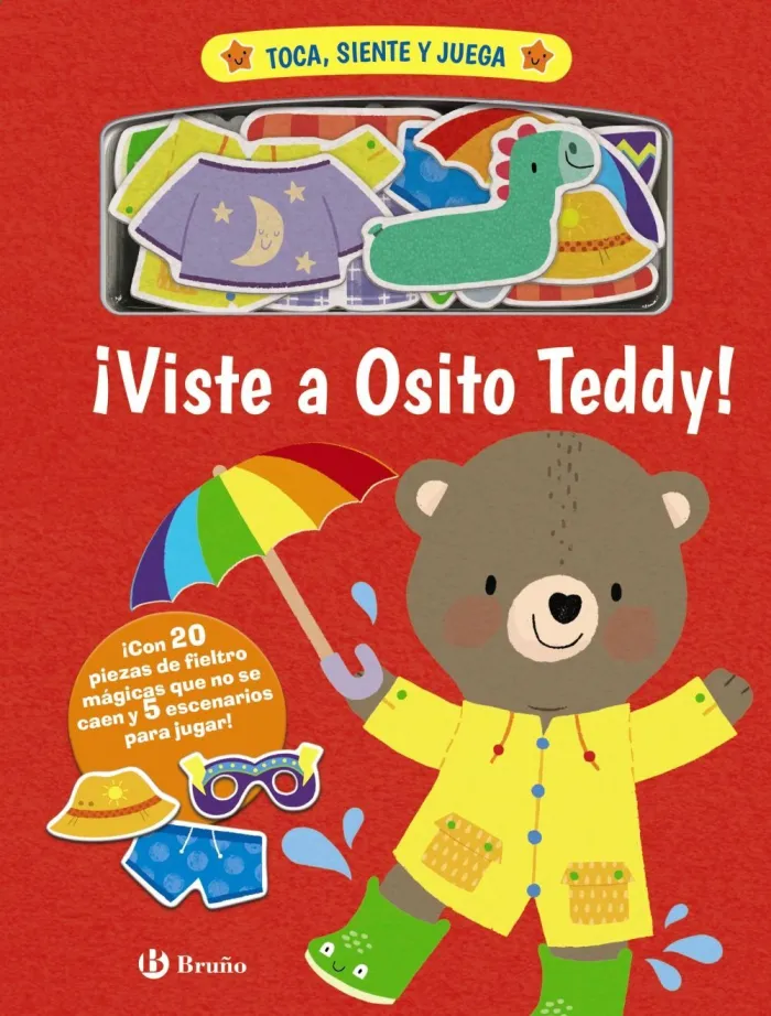 Toca, Siente y Juega. ¡Viste a Osito Teddy!