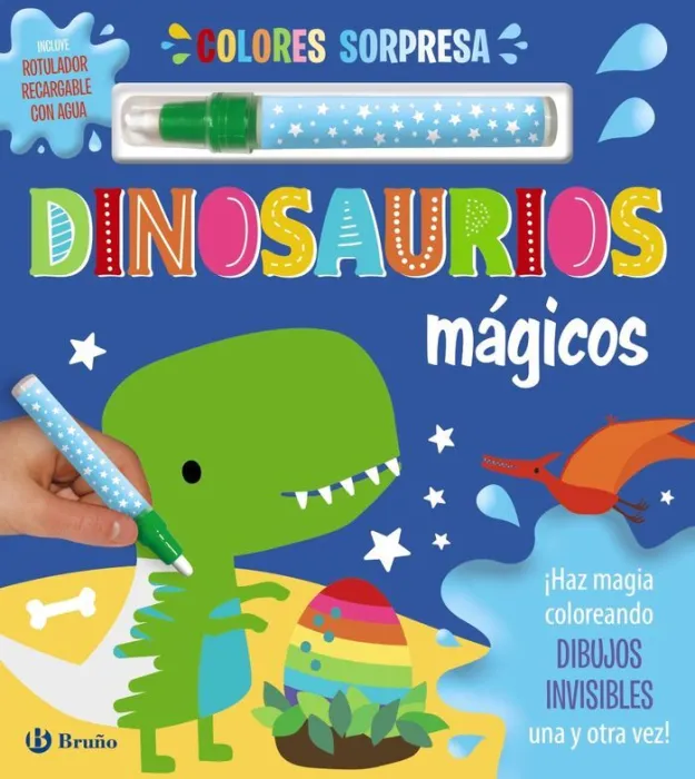 Colores Sorpresa. Dinosaurios Mágicos