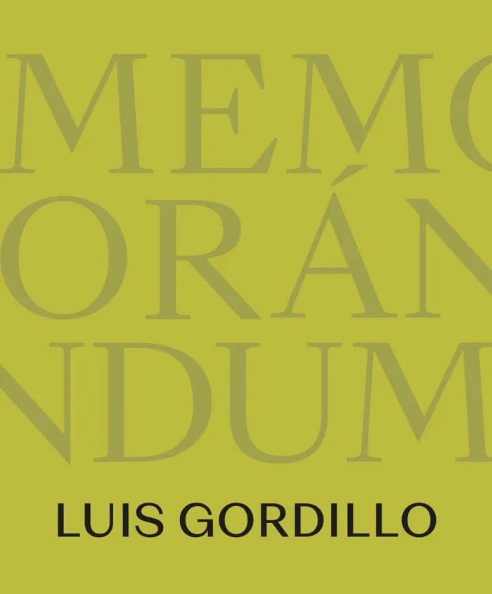 Memorandum. Luis Gordillo