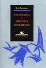 Experiencia y Memoria