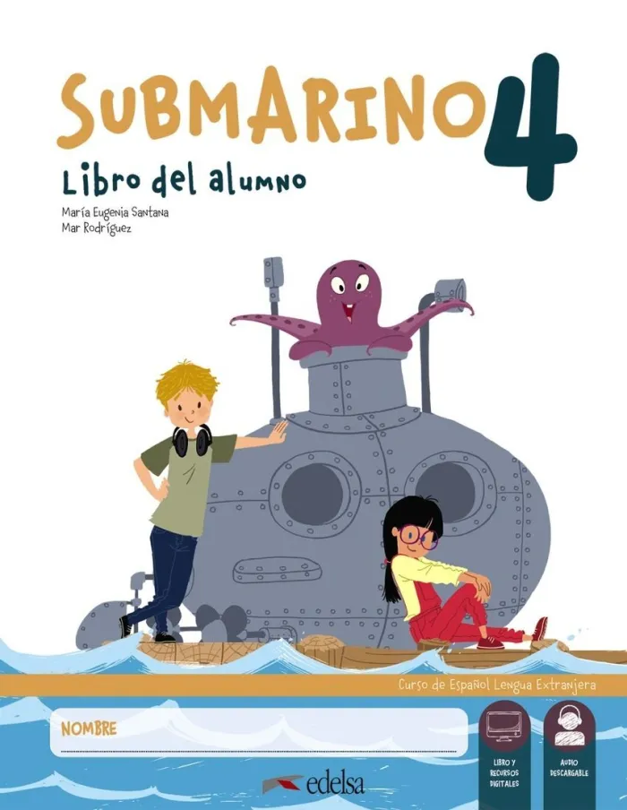 Pack. Submarino 4 Libro del Alumno + Cuaderno de Actividades