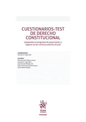 Cuestionarios - Test de Derecho Constitucional 2017