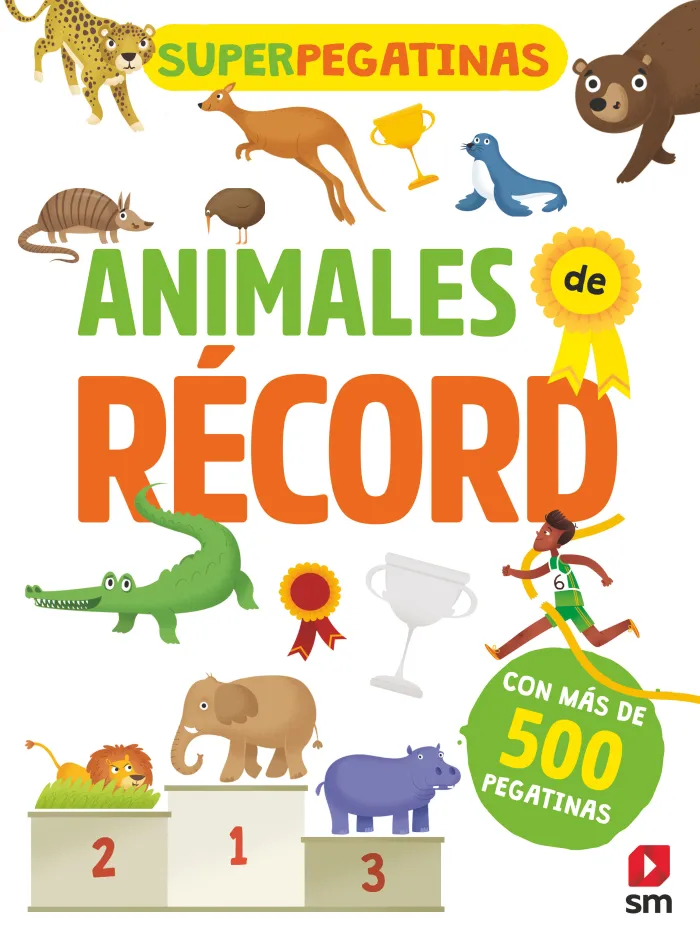 Animales de Record. Superpegatinas