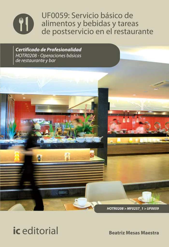 Servicio Básico de Alimentos y Bebidas y Tareas de Postservicio en el Restaurante. Hotr0208