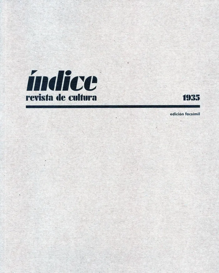 Índice. Revista de Cultura (1935)