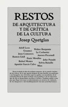 Restos de Arquitectura y Crítica de la Cultura