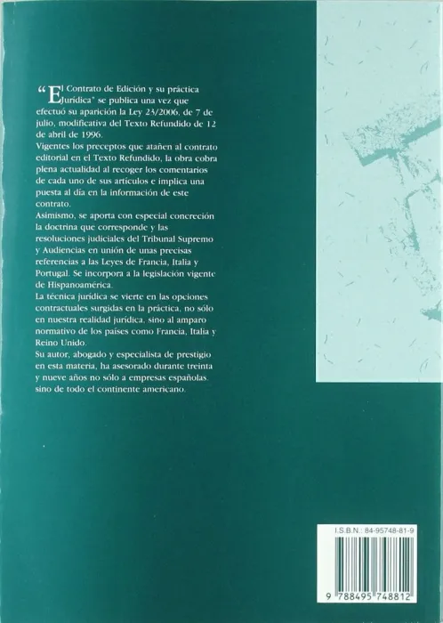 Contrato de Edición y Su Práctica Jurídica