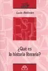 Que Es la Historia Literaria?