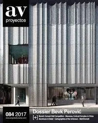 Av Proyectos N. 084 Dossier Bevk Perovic