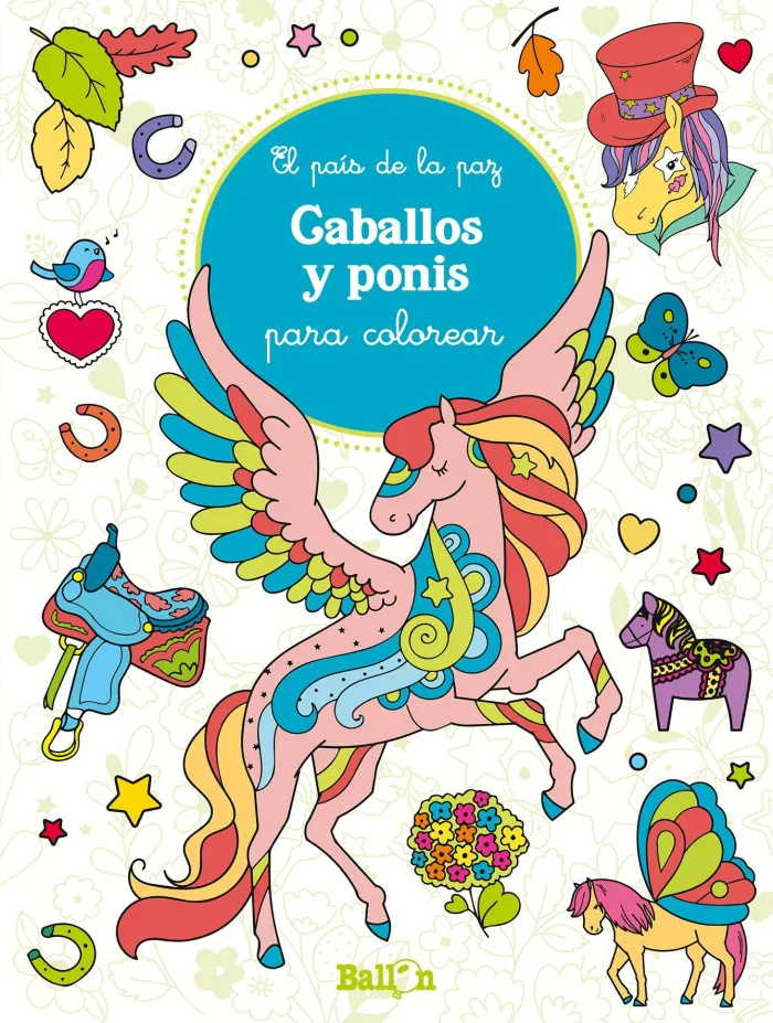 Caballos y Ponis para Colorear - el Pais de la Paz
