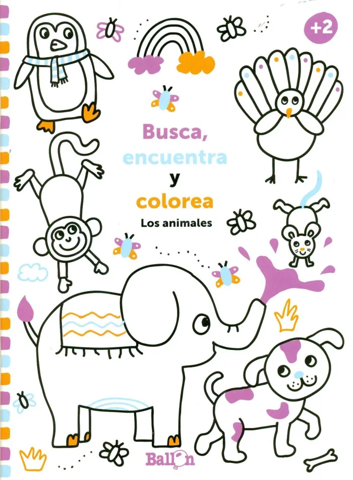 Los Animales. Busca, Encuentra y Colorea +2