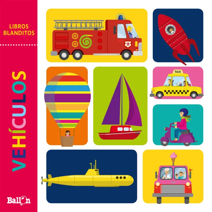 Libros Blanditos - Vehículos
