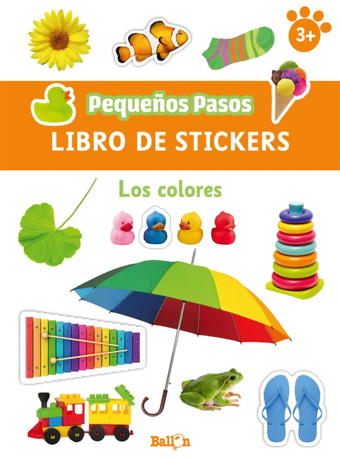 Libro de Stickers. Los Colores. Pequeños Pasos