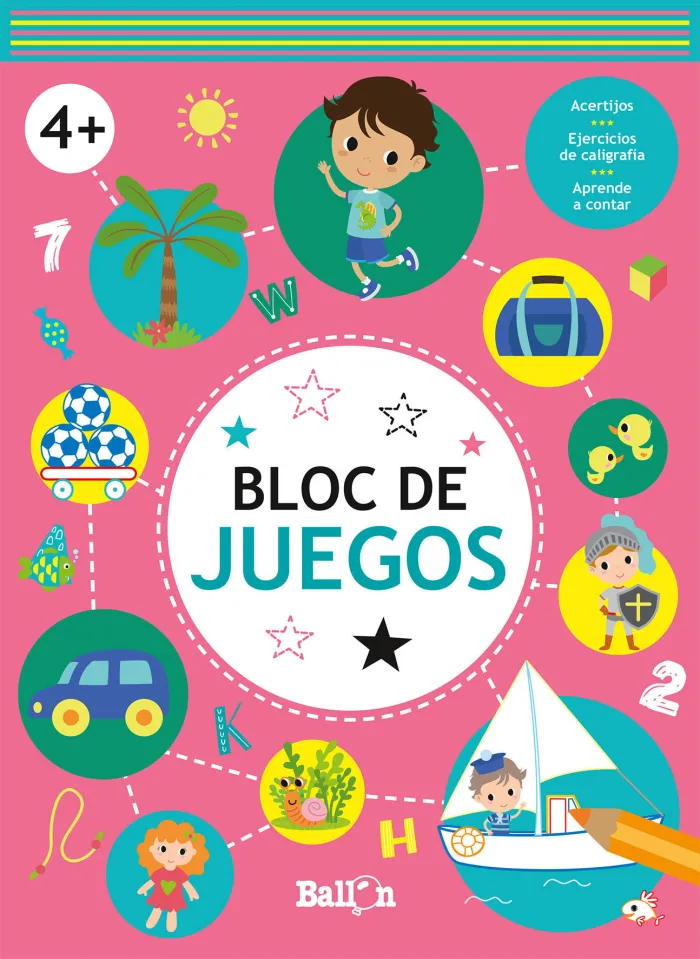 Bloc de Juegos. 4 Años