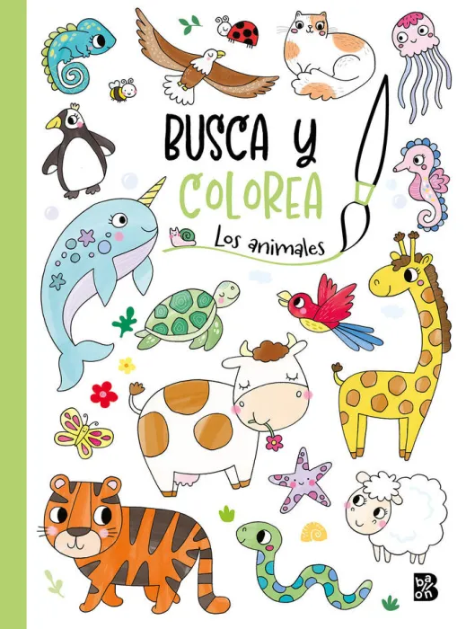 Busca y Colorea los Animales