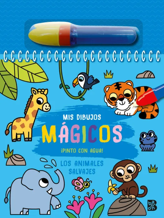 Los Animales Salvajes. Mis Dibujos Mágicos Pinto con Agua
