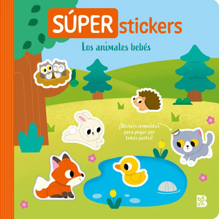 Super Stickers. Los Animales Bebe