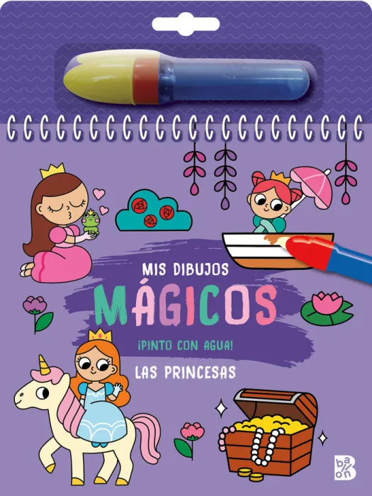 Mis Dibujos Mágicos. Pinto con Agua. Las Princesas